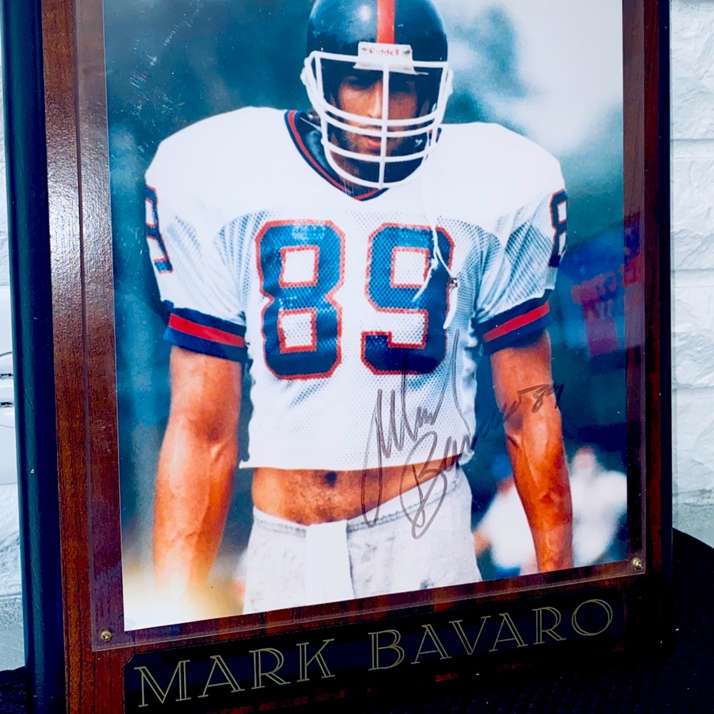 Mark Bavaro- Autograph Plaque - Football - Giants
